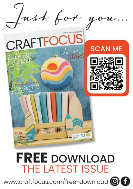 View a flyer to promote Craft Focus magazine