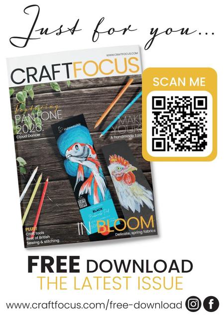 View a flyer to promote Craft Focus magazine