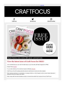 Craft Focus magazine - January 2023 newsletter