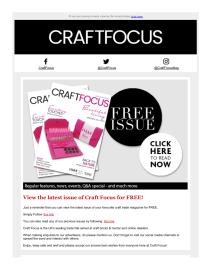 Craft Focus magazine - July 2023 newsletter