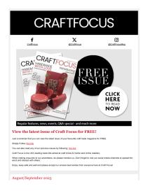 Craft Focus magazine - August 2025 newsletter