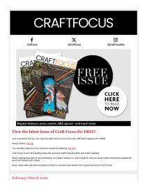Craft Focus magazine - March 2026 newsletter