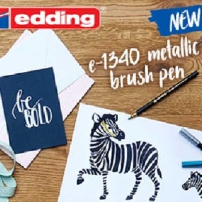 Marvellous metallic brush pens