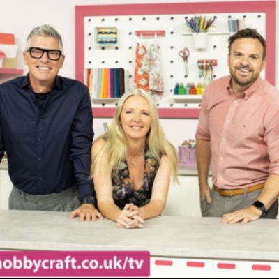 Pentel celebrate the launch of Hobbycraft TV