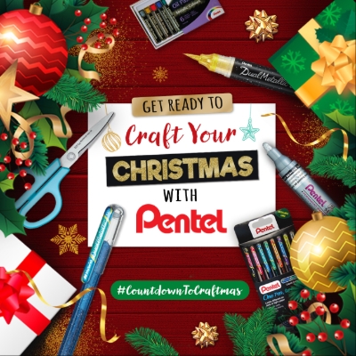 GET READY TO CRAFT YOUR CHRISTMAS WITH PENTEL