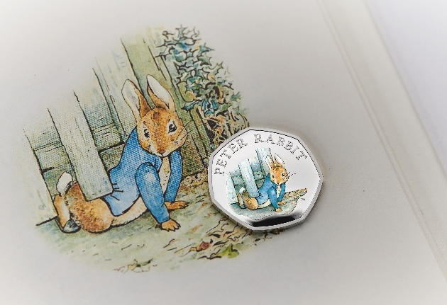 Peter Rabbit™ hops back onto Royal Mint UK Commemorative 50p coins: Image 1