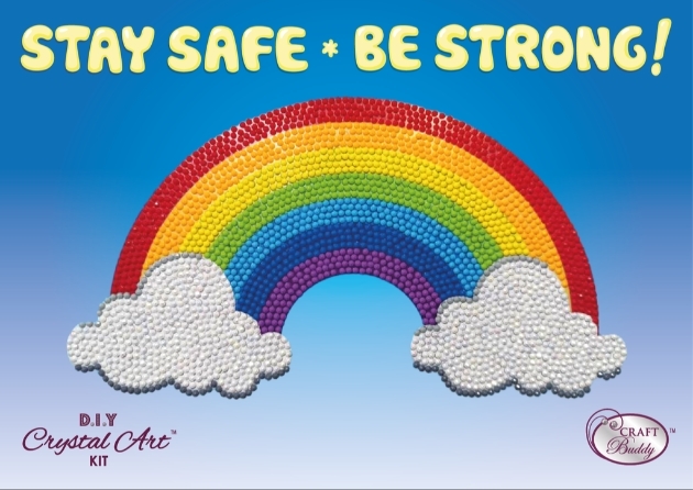 New Crystal Art Rainbow stickers to raise money for The Care Workers: Image 1