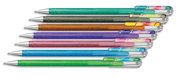 Hybrid Dual Metallic pend from Pentel Stationery