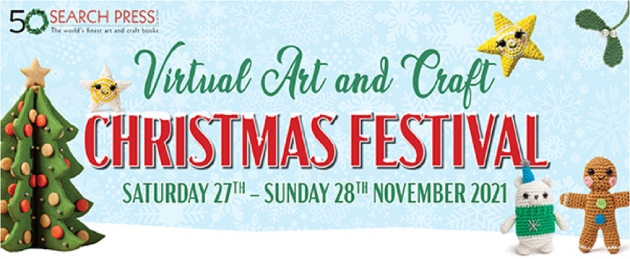 Search Press Virtual Art & Craft Christmas Festival logo