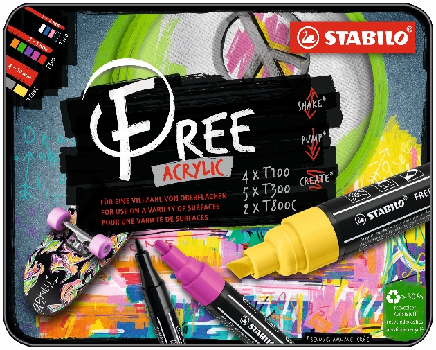 STABILO FREE pens