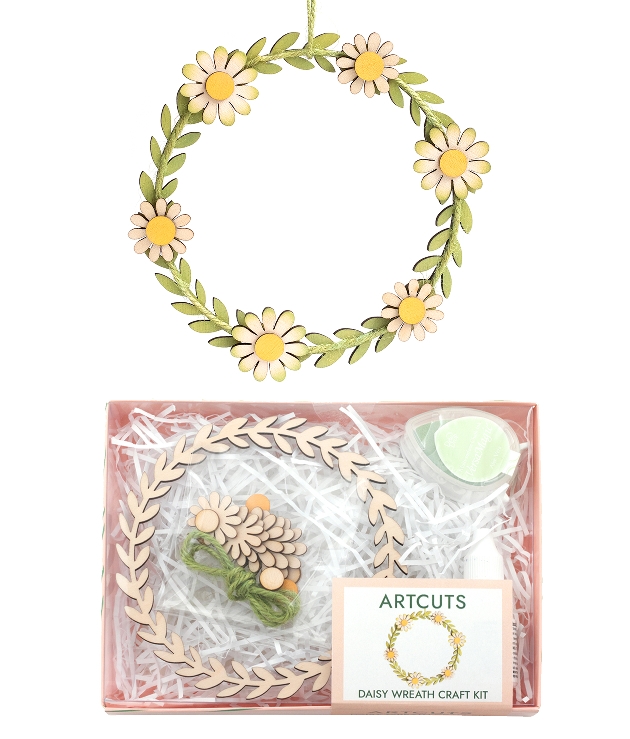 daisy wreath craft kit 