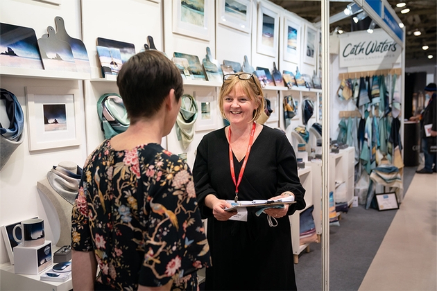 Exhibitors and visitors at Scotland's Trade Fair