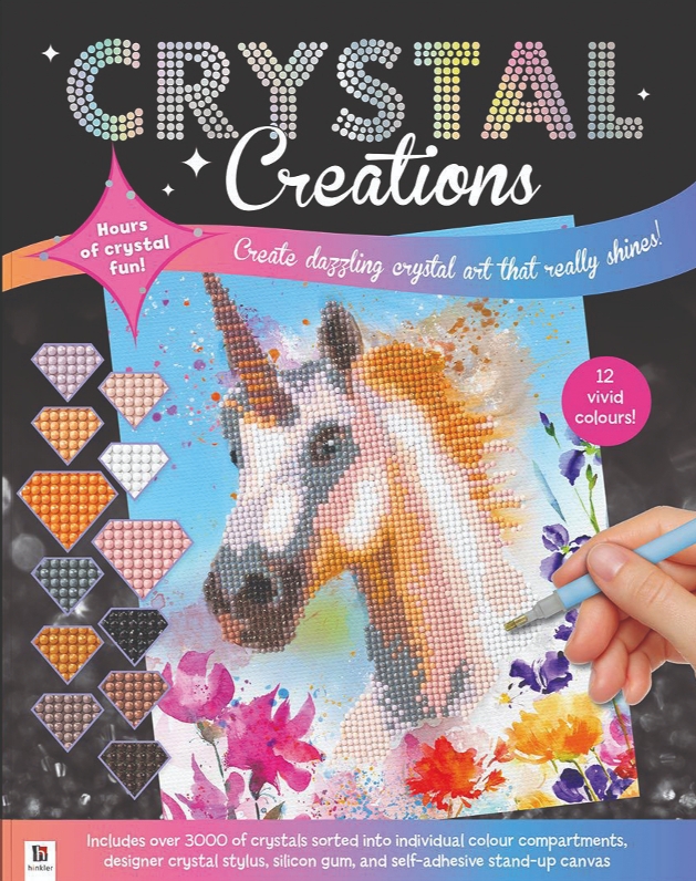 box of crystal creation kit with unicorn cover