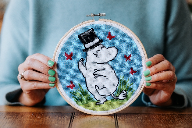 Moomin cross stitch kit