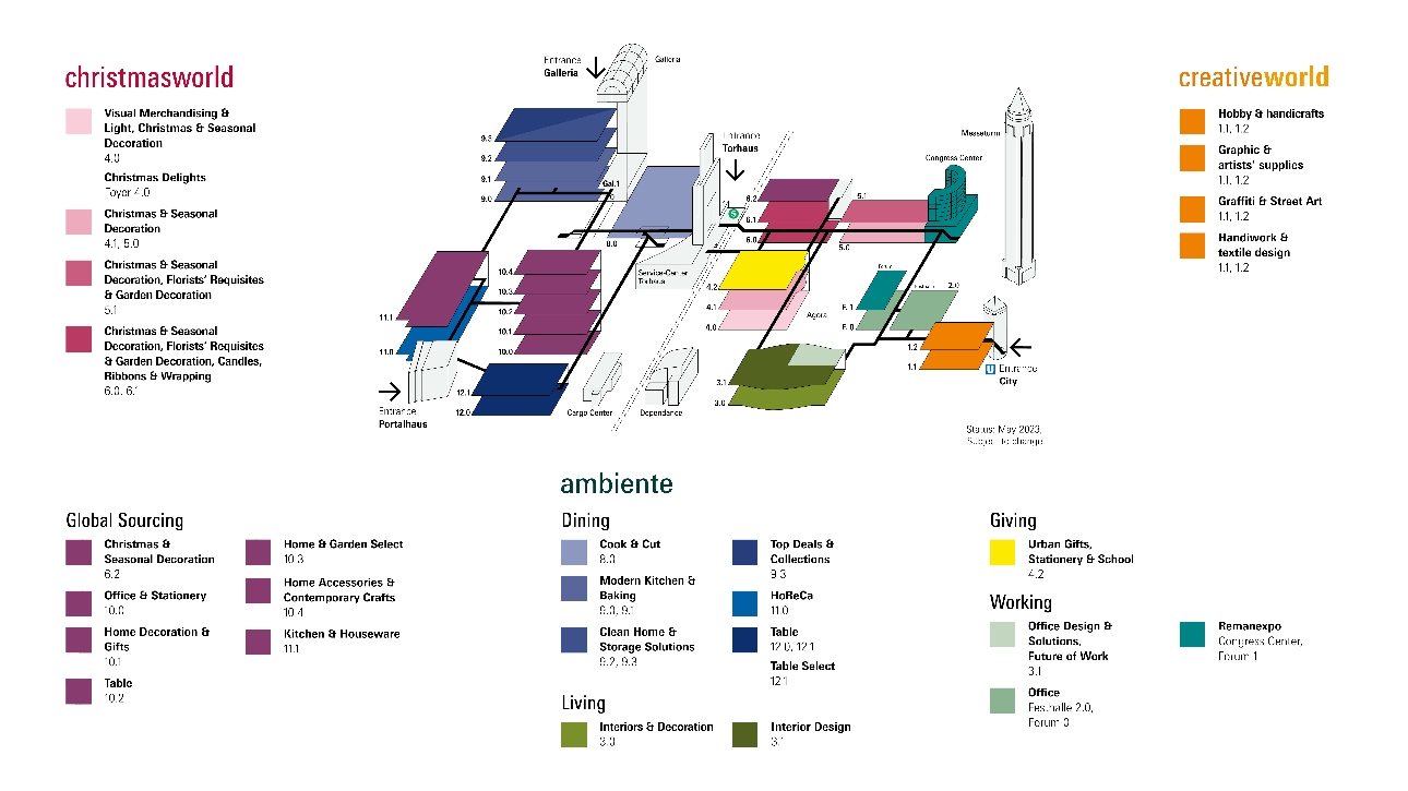 Plans for Creativeworld floormap