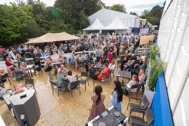 Food and drink area patio at Home and Gift Show