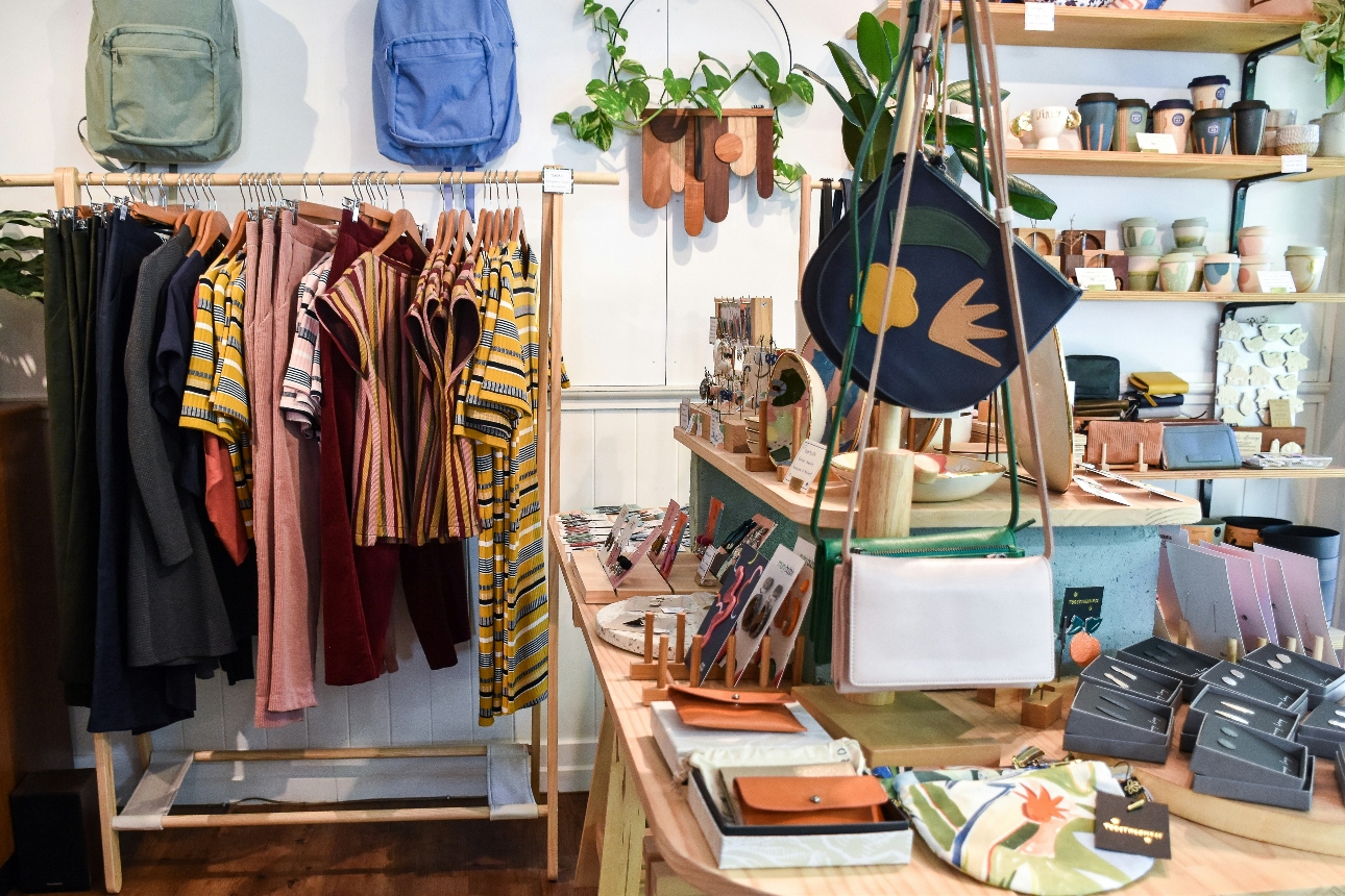 interior of a gift and accessories shop