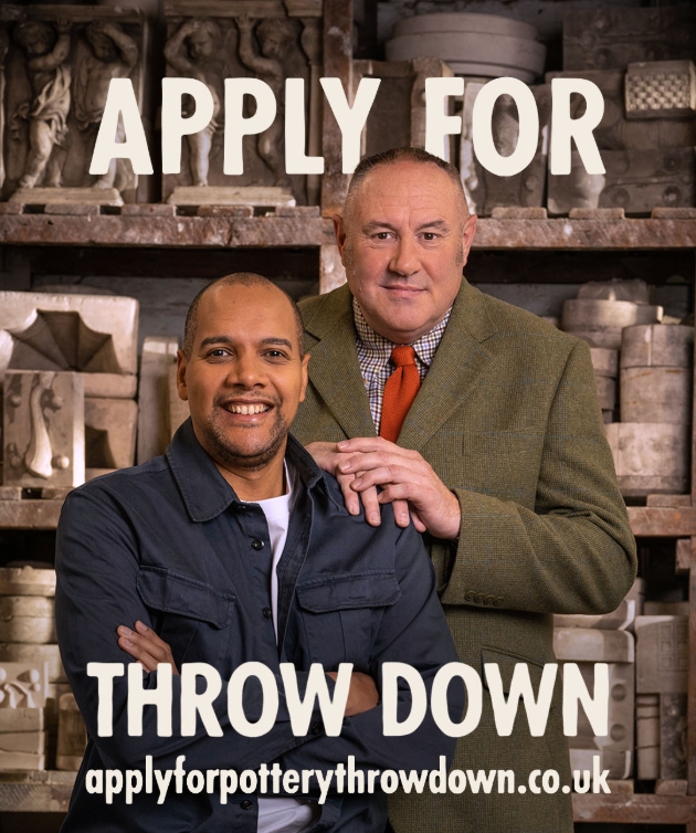 Great Pottery Throw Down poster promoting Casting