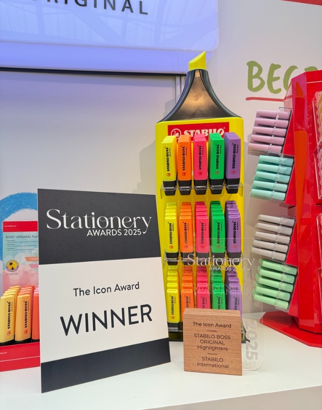 STABILO’S highlighters and winner certificate
