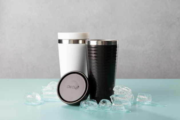 two travel cups