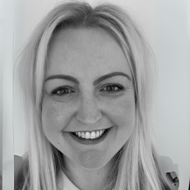 Black and white headshot of Gemma Sault