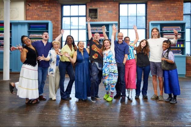 The Great British Sewing Bee cast member in a row
