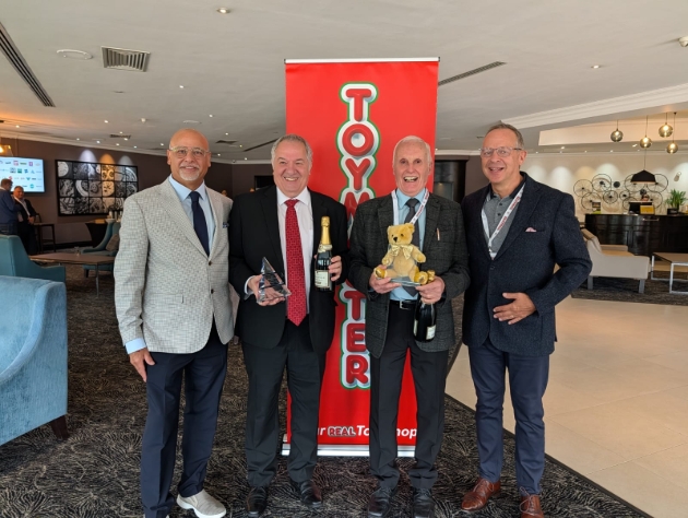 four men who have won awards int he toy industry