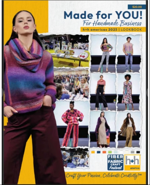 The 2025 h+h americas Lookbook front cover