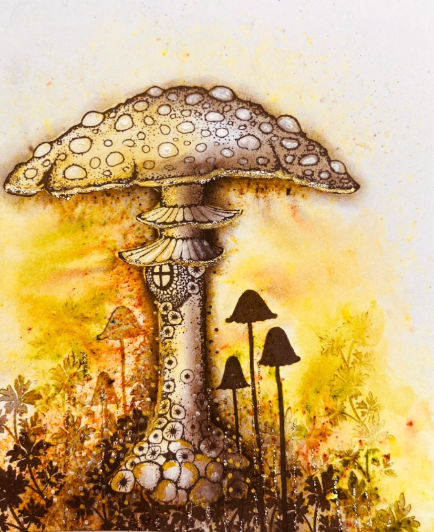 toadstools stamp designs