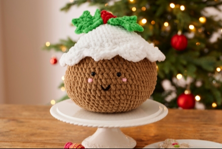 crochet Christmas pudding