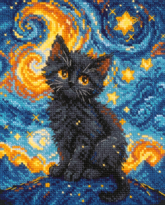 cat cross stitch design