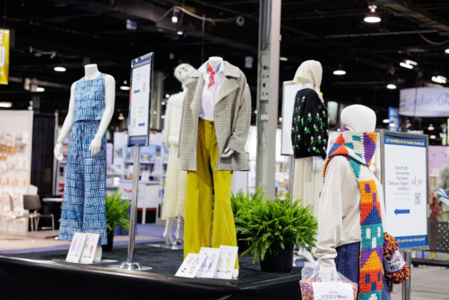 mannequins at a trade event