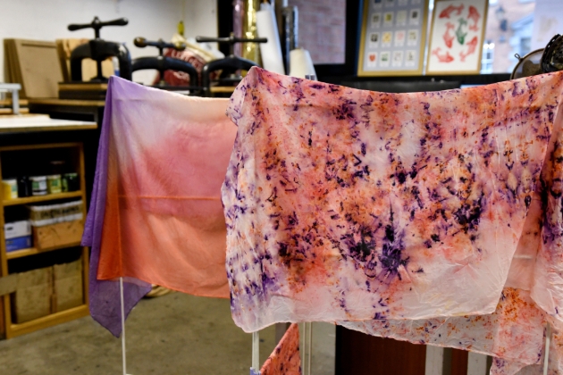 naturally dyed fabrics