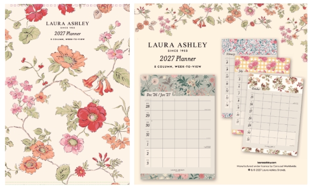 Laura Ashley planner in cream