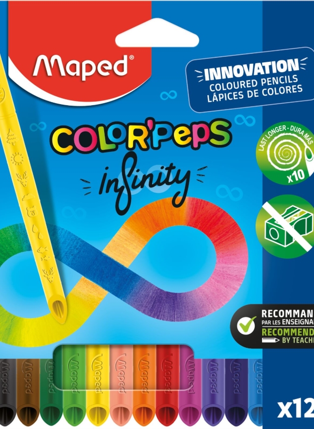 Color’Peps Infinity Coloured Pencils x 12