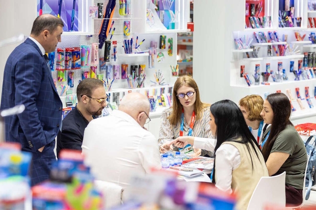 Meeting at Paperworld Middle East 